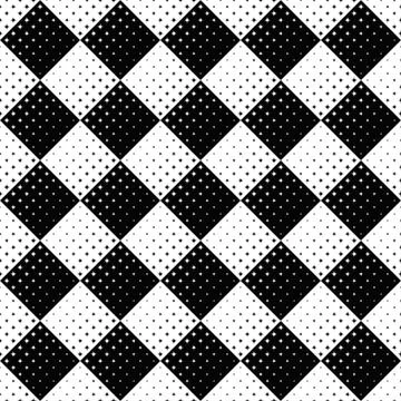 Abstract seamless star pattern background - monochrome vector design 스톡 일러스트