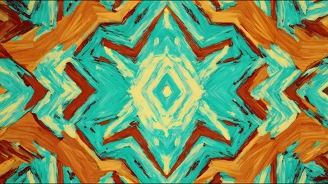 Abstract seamless stopmotion animation with handdrawn artistic patterns in 4k Stock Footage 315347526