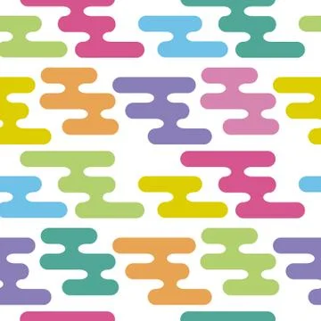 Abstract Seamless Striped Pattern Vector Illustration Illustrazione stock