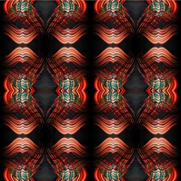 Abstract seamless symmetrical geometric background Stock Illustration