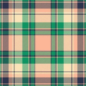 Abstract seamless textile check, artwork fabric background plaid. Asymmetri.. Stock Illustration