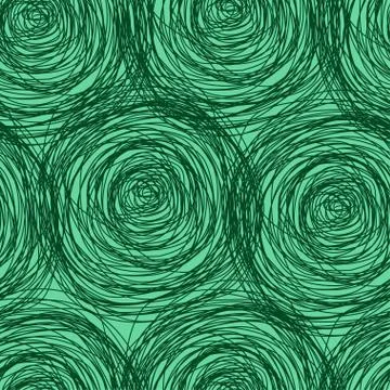 Abstract seamless texture with circle abstract background, Illustrazione stock