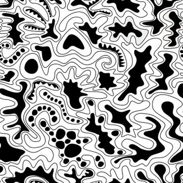 Abstract seamless texture, colorful endless pattern Stock Illustration