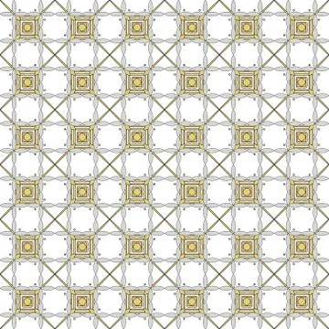 Abstract seamless texture of the elements gold and silver Illustrazione stock