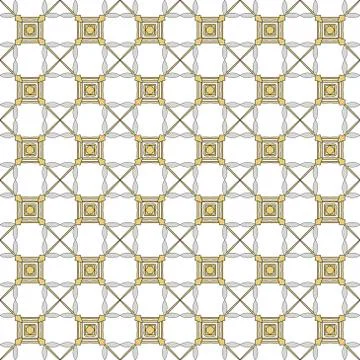 Abstract seamless texture of the elements gold and silver Stock Illustration
