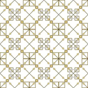 Abstract seamless texture of the elements gold and silver Stock Illustration