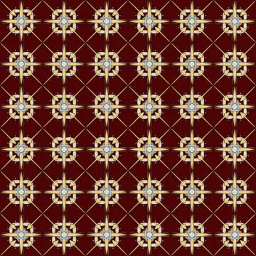 Abstract seamless texture of the elements gold and silver Stock Illustration