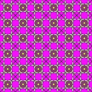 Abstract seamless texture on a pink background. Stock Illustration