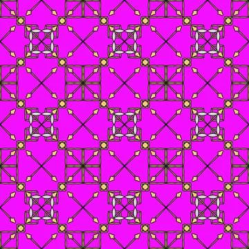 Abstract seamless texture on a pink background. Illustrazione stock