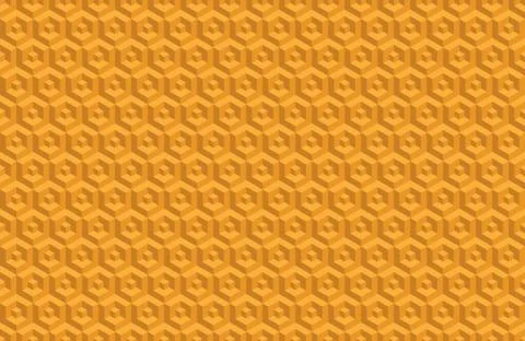 Abstract seamless three-dimensional cube pattern for decoration and decoratio Stock Illustration