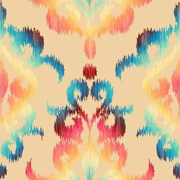 Abstract seamless tileable pattern. Decorative abstract grunge vintage pattern Stock Illustration