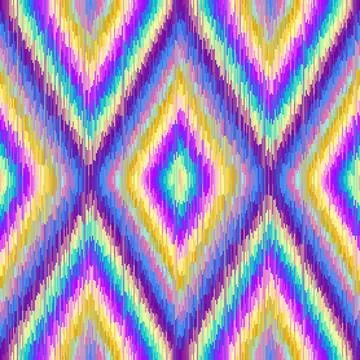 Abstract seamless tileable pattern. Geometric abstract grunge vintage pattern Stock Illustration