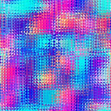Abstract seamless tileable pattern. Triangles shapes texture. with glass effe Stock Illustration