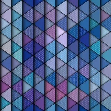 Abstract seamless triangle pattern. 库存插图