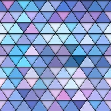 Abstract seamless triangle pattern. Illustrazione stock