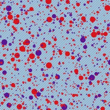 Abstract seamless trichromatic sprayed pattern Stock Illustration