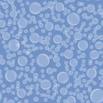 Abstract Seamless vector background. Water bubbles pattern. イラスト素材