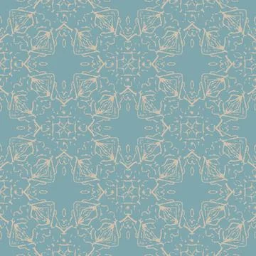 Abstract seamless vector ornamental pattern Stock Illustration