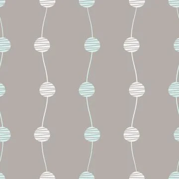 Abstract seamless vector pattern. Blue фтв grey pastel endless background Stock Illustration