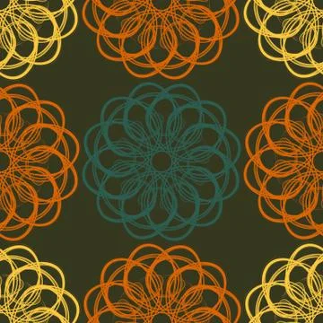 Abstract seamless vector pattern Illustrazione stock