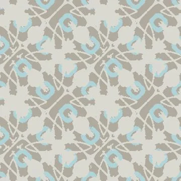 Abstract seamless vector pattern in muted colors Stock Illustration