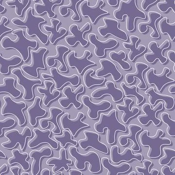 Abstract seamless vector pattern with spots. Stock Illustration