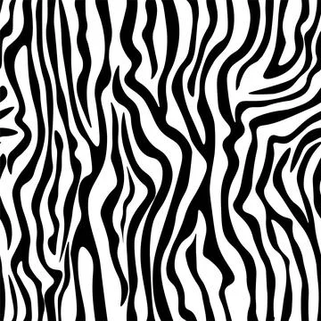 Abstract seamless vector pattern of zebra skin.Abstract print from the skin of Stock Illustration