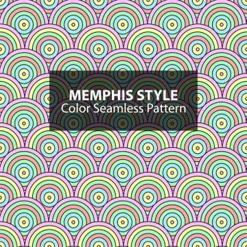 Abstract seamless vibrant pattern. Illustrazione stock