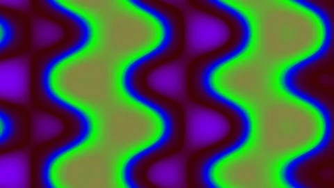 Abstract seamless wave pattern background with vibrant neon green and blue .. Stock Footage 341056865