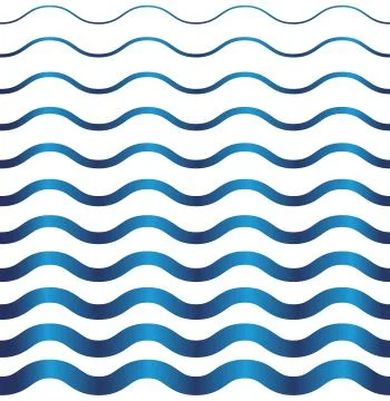 Abstract seamless wave pattern. Stock Illustration