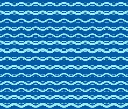 Abstract seamless wave pattern. wave Seamless pattern Stock Illustration