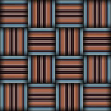 Abstract seamless woven pattern texture. Square seamless pattern. Stripes L.. Stock Illustration