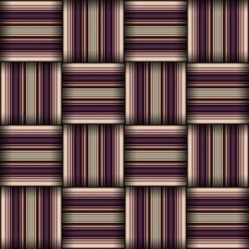 Abstract seamless woven pattern texture. Square seamless pattern. Stripes L.. Stock Illustration