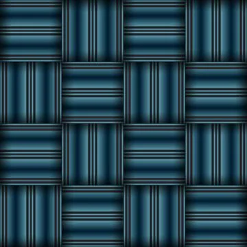 Abstract seamless woven pattern texture. Square seamless pattern. Blue Stri.. イラスト素材