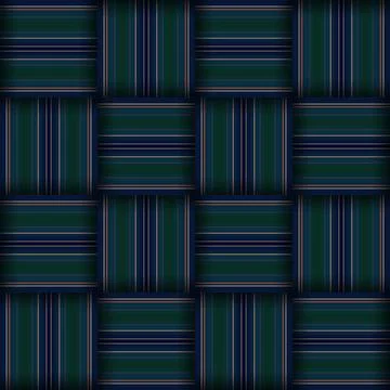 Abstract seamless woven pattern texture. Square seamless pattern. Stripes L.. Stock Illustration