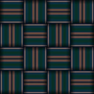 Abstract seamless woven pattern texture. Square seamless pattern. Stripes L.. Stock Illustration