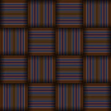 Abstract seamless woven pattern texture. Square seamless pattern. Stripes L.. Stock Illustration