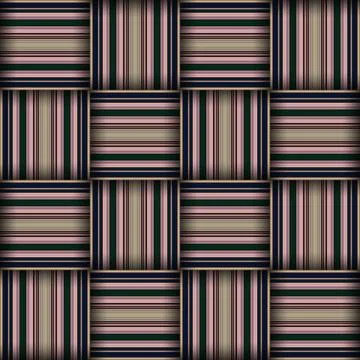 Abstract seamless woven pattern texture. Square seamless pattern. Stripes L.. Stock Illustration