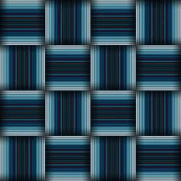Abstract seamless woven pattern texture. Square seamless pattern. Blue Stri.. Illustrazione stock