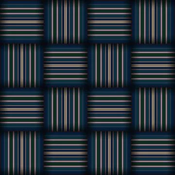 Abstract seamless woven pattern texture. Square seamless pattern. Stripes L.. Stockillustratie