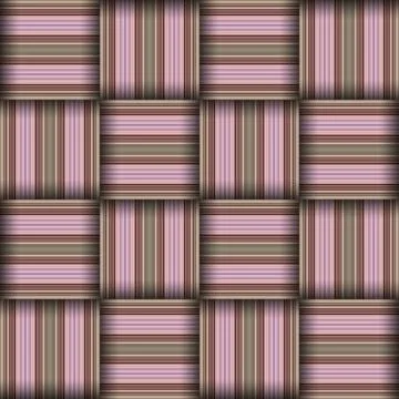 Abstract seamless woven pattern texture. Square seamless pattern. Stripes L.. Illustrazione stock