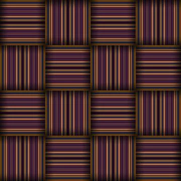 Abstract seamless woven pattern texture. Square seamless pattern. Stripes L.. Stock Illustration