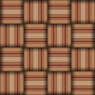 Abstract seamless woven pattern texture. Square seamless pattern. Stripes L.. Illustrazione stock