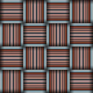 Abstract seamless woven pattern texture. Square seamless pattern. Stripes L.. Stock Illustration