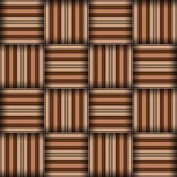 Abstract seamless woven pattern texture. Square seamless pattern. Stripes L.. Stock Illustration