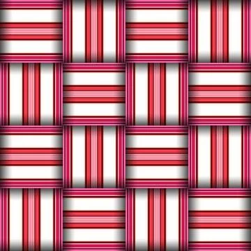 Abstract seamless woven pattern texture. Square seamless pattern. Red Strip.. イラスト素材