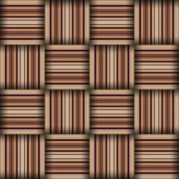 Abstract seamless woven pattern texture. Square seamless pattern. Stripes L.. Stock Illustration