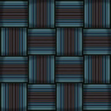 Abstract seamless woven pattern texture. Square seamless pattern. Blue Stri.. Illustrazione stock