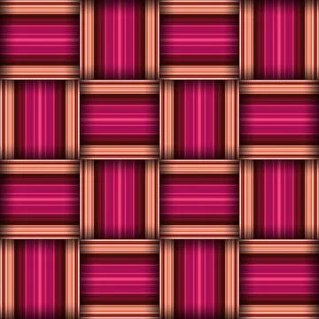 Abstract seamless woven pattern texture. Square seamless pattern. Red Strip.. イラスト素材