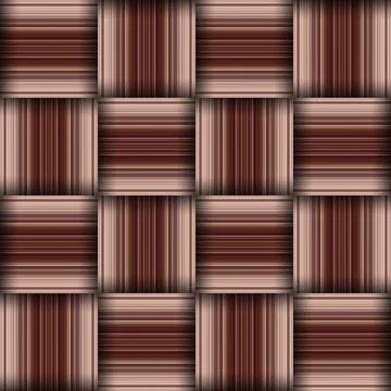 Abstract seamless woven pattern texture. Square seamless pattern. Stripes L.. Stock Illustration